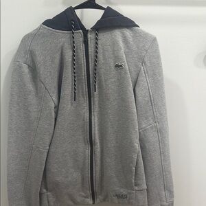 Lacoste Sport Black and Gray Sweatshirt